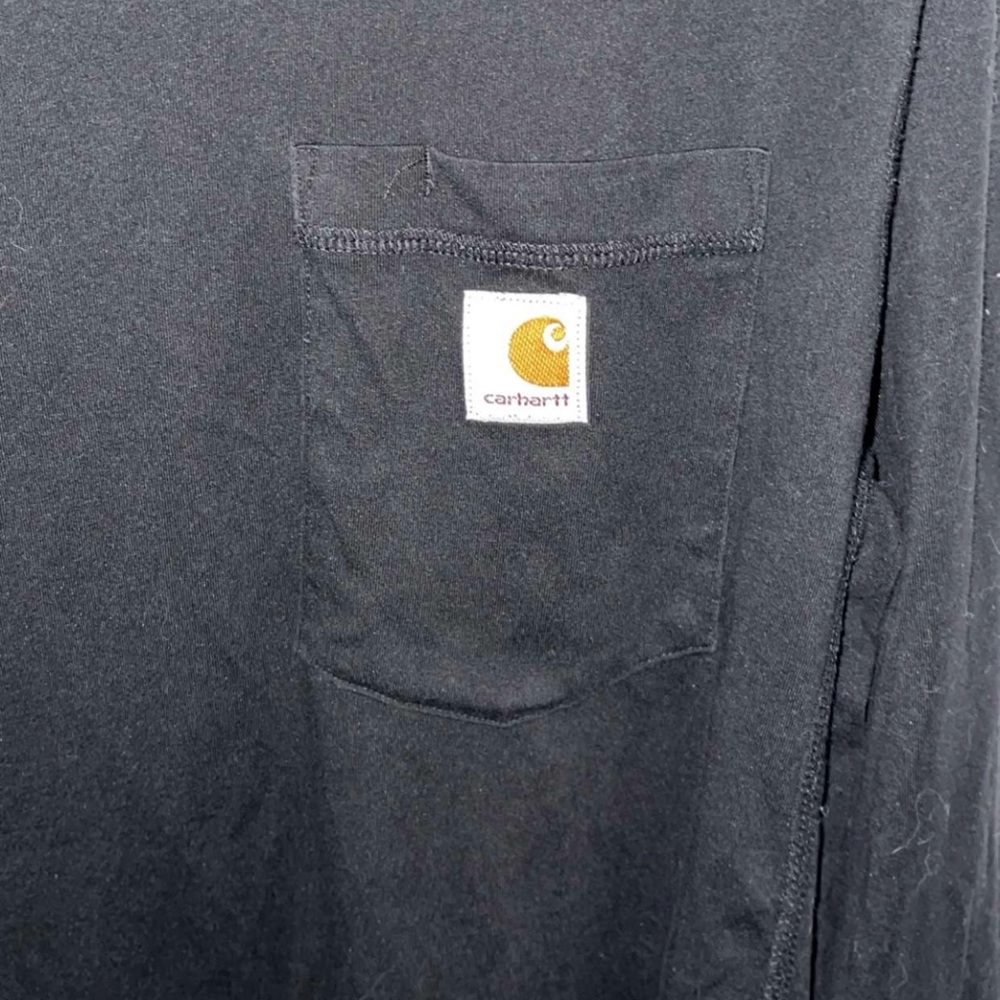 Carhartt Men's Force Relaxed Fit Midweight Long-Sleeve Pocket T-Shirt - Picture 6 of 9